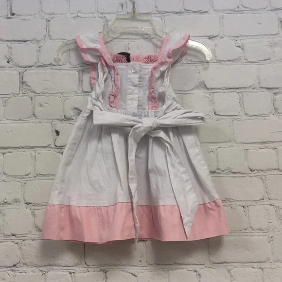 Lil Cactus Easter Bunny Pink & White Dress 6-12M - Picture 5 of 6
